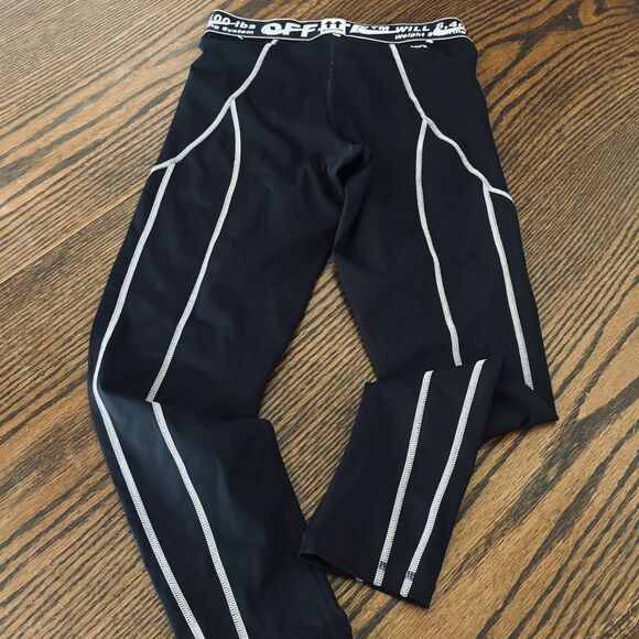 Nike x OFF WHITE Edition NRG RU Pro Sport 7/8 Leggings Mid-Rise Pants, Size S - Picture 7 of 14